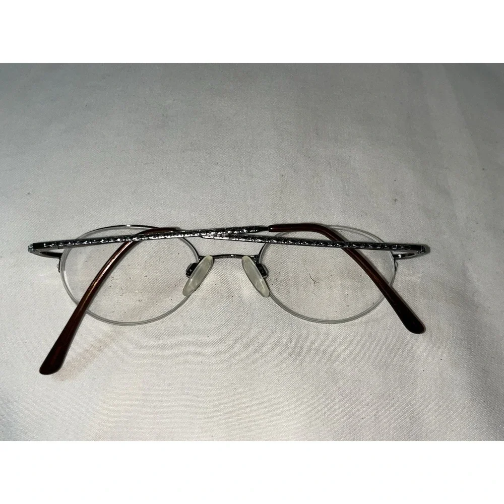 Polo Ralph Lauren Eyeglasses Frame 1003 9015 Unisex Silver Half Rim 49-19-135